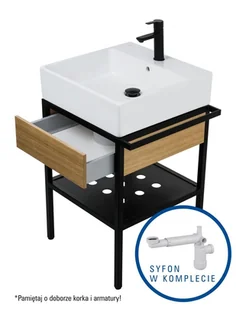 Deante Temisto 50x40 CDTD6U4S - Umywalki - miniaturka - grafika 2