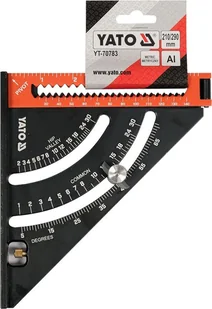 Yato KĄTOWNIK ALUMINIOWY ZE STOPKĄ 140 MM EKIERKA - Inne urządzenia pomiarowe - miniaturka - grafika 3