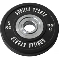 Obciążenia - Gorilla Sports Profesjonalne obciążenie typu Bumper 5kg (100946-00001-0010) - miniaturka - grafika 1