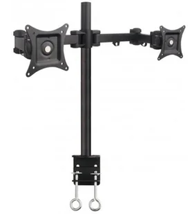 Techly Techly Uchwyt biurkowy LCD/LED 13-27 cali podwójny 2x10kg czarny AJTEYL000301740 - Uchwyty do monitorów - miniaturka - grafika 2