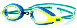 Spokey Okulary pływackie Kobra Niebiesko-żółty - Pływanie - miniaturka - grafika 2
