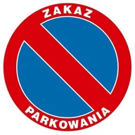 Akcesoria do bram - Znak informacyjny ZAKAZ PARKOWANIA - miniaturka - grafika 1