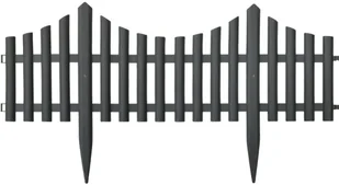 vidaxl Obrzeża trawnikowe, 17 szt., antracytowe, 10 m, PP! 314682 - Ogrodzenia - miniaturka - grafika 4