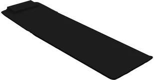 vidaXL Składane maty plażowe, 2 szt., tkanina, czarne - Leżaki ogrodowe - miniaturka - grafika 7