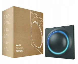 Fibaro Inteligentny ściemniacz oświetlenia Walli Dimmer antracytowy - Systemy inteligentnych domów - miniaturka - grafika 2