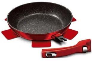 Berlinger Haus Patelnia Patelnia z odpinaną rączką 28 cm Metallic Line Burgundy Edition BH/1946 BH-1946 Kinghoff - Patelnie - miniaturka - grafika 6
