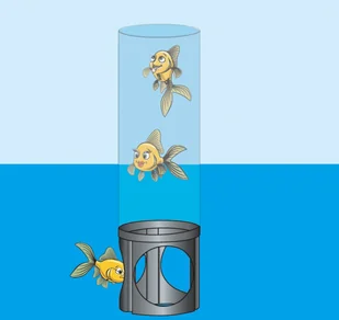 Outsideliving Ubbink Wieża dla rybek, 66 cm, akryl, 1372161 - Oczka wodne - miniaturka - grafika 4