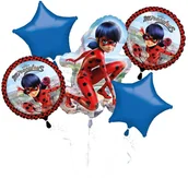 Urodziny dziecka - AMSCAN Bukiet balonów foliowych Miraculum - 1 kpl. 3796501 - miniaturka - grafika 1
