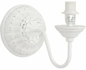 Lampy stojące - Clayre & eef STYLOWY KINKIET ŚCIENNY Ornament - biały - shabby chic 6LMP043 - miniaturka - grafika 1