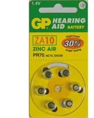 Baterie i akcesoria - GP do aparatów słuchowych PR536 blister 6szt ZA10F-D6 - miniaturka - grafika 1