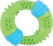 Zabawki dla psów - Zolux Zabawka TPR SUNSET ringo 15 cm kol. zielony - miniaturka - grafika 1