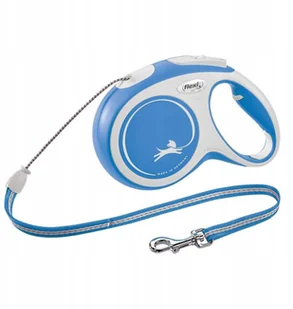 Flexi Smycz New Comfort M linka 8m/ 20kg niebieski - Smycze dla psów - miniaturka - grafika 4