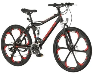 Indiana X-Rock 4.6 26 cali męski Czarno-czerwony 2022 - Rowery - miniaturka - grafika 4