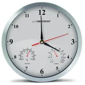 Zegary - Esperanza ZEGAR śCIENNY WASHINGTON BIAŁY EHC008W - miniaturka - grafika 1