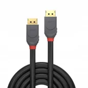 Kable komputerowe i do monitorów - Lindy Kabel Displayport 1.4 Anthra Line 36481 1M - miniaturka - grafika 1