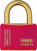 Kłódki - Abus ABUS  T84MB/40 Kłódka 40 MM RED Safety First nierdzewne  abut844 0red 22715 - miniaturka - grafika 1