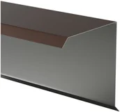Pokrycia dachowe - Blachotrapez Wiatrownica górna Revo brązowy mat - miniaturka - grafika 1