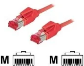 Kable miedziane - Tecline 71810r Category 6 A Patch kabli Ethernet (S/FTP, PiMF, EIA/TIA, Class EA, 10 m) Czerwony 4048889013168 - miniaturka - grafika 1
