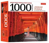 Pozostałe książki - Tuttle Publishing Japan's Most Famous Shinto Shrine - 1000 Piece Jigsaw Puzzle: Fushimi Inari Shrine in Kyoto: Finished Size 24 X 18 Inches (61 X 46 CM) - miniaturka - grafika 1