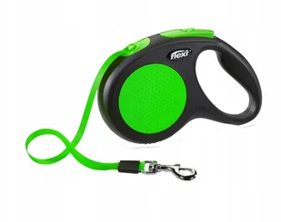 Haas F1 Team automatyczna Flexi New Neon taśma M 5m zielo - Smycze dla psów - miniaturka - grafika 3
