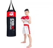 Worki treningowe - Bushido DBX Profesjonalny worek bokserski dla dzieci i młodzieży 80 cm x 30 cm - czerwony 1BU-1165 - miniaturka - grafika 1