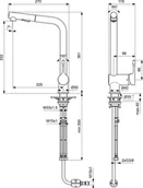 Baterie umywalkowe - Ideal Standard Ceralook Jednouchwytowa bateria umywalkowa stojąca chrom BC178AA - miniaturka - grafika 1