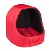 Legowiska dla psów - Ami Play Legowisko Buda owalna dla Psa Basic S Czer - miniaturka - grafika 1