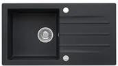 Zlewozmywaki - AXIS Zlewozmywak granitowy MOJITO 40 czarny metalik (60) mojito40cm - miniaturka - grafika 1