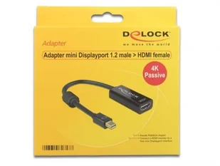 Delock Adapter Displayport Mini M V1.2 -> Hdmi - Adaptery i przejściówki Delock Adapter Displayport Mini M V1.2 -> Hdmi - Adaptery i przejściówki - miniaturka - grafika 5