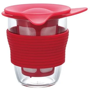 Hario Handy Tea Maker - Czerwony 200ml HDT-M-R - Zaparzacze i kawiarki - miniaturka - grafika 3