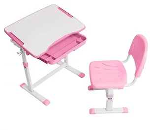 FunDesk Biurko i krzesełko dziecięce Cubby Sorpresa Pink 6956745160391 - Biurka dla dzieci - miniaturka - grafika 6