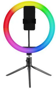 NATEC Lampa pierścieniowa NATEC Alfama RGB Ring Light 26 cm - Lampy studyjne - miniaturka - grafika 3