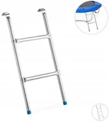 Akcesoria do trampolin - Relaxdays Drabinka stalowa do trampoliny 2 stopnie - miniaturka - grafika 1
