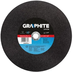 Graphite 57H738 tarcza tnąca 41A30-T-BF do cięcia metalu, 355X3X25,4 mm - Tarcze do pił - miniaturka - grafika 3