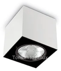 IDEAL LUX Oczko Sufitowe Mood Pl1 Big Square Bianco 140933 Wys. 15,0 - Lampy sufitowe - miniaturka - grafika 5