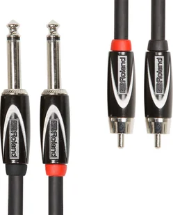 Roland 210670099 5 ft/1,5 m Interconnect Cable Dual RCA 1/4 cala 210670099 - Kable - miniaturka - grafika 2