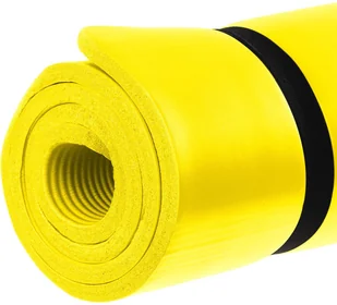 MOVIT ŻÓŁTA MATA PIANKOWA 183x60x1,0cm DO ĆWICZEŃ GIMNASTYKI FITNESS JOGI 20040615 - Maty do jogi - miniaturka - grafika 4