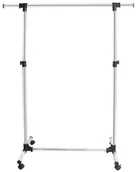 Wieszaki i stojaki - SPACEO Wieszak na ubrania na kółkach Milo Spaceo - miniaturka - grafika 1