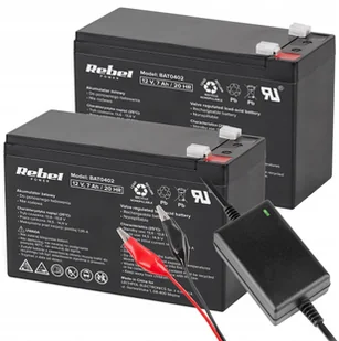 Akumulator Żelowy 2x 12V 7Ah Do Samochodzika Autka - Baterie do zasilaczy awaryjnych UPS - miniaturka - grafika 2