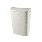 Kosze na bieliznę - Curver Kosz na bieliznę Ribbon, biały, 49 l - miniaturka - grafika 1