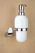 Mydelniczki i dozowniki mydła - Blue Water Dozownik ART PLATINO EMI-85072 mydła z uchwytem ściennym 590173061473 - miniaturka - grafika 1