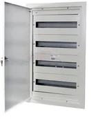 Rozdzielnie elektryczne - Sabaj System Rozdzielnica modułowa 4x18 podtynkowa 72 moduły IP31 415x715x127 Biała z zamkiem RPSM 72 Z 4X18 - miniaturka - grafika 1