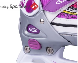 Worker ŁYŻWOROLKI 2W1 ARON BIAŁ ROZM L 40-43 7095-L - Rolki - miniaturka - grafika 9