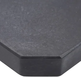 vidaXL Podstawa do parasola czarna 47x47x4,5 cm granitowa  313669 - Pozostałe meble ogrodowe - miniaturka - grafika 5
