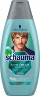 Szampony do włosów - Schwarzkopf Schauma, szampon Mint Fresh,400 ml - miniaturka - grafika 1