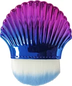 Pędzle do makijażu - PĘDZEL DO MAKIJAŻU KONTUROWANIE MAKEUP MUSZELKA FIOLETOWY NIEBIESKI VERA-16-PB - miniaturka - grafika 1