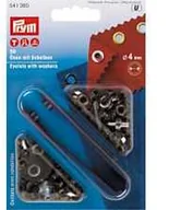 Artykuły kaletnicze - PRYM Oczka fi4mm St.złoto 50szt przyrząd PRYM 5008 - miniaturka - grafika 1