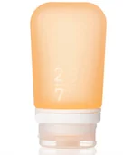Butelki dla niemowląt - Humangear Podróżna silikonowa butelka do samolotu Humangear GoToob+ M - orange HG3144-E - miniaturka - grafika 1