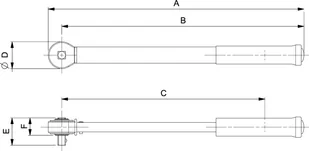 BAHCO klucz dynamometryczny mechaniczny 1/2", 60-300 Nm, [7455-300] - Klucze i nasadki - miniaturka - grafika 3