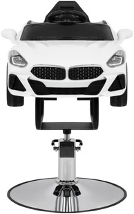 GABBIANO Fotel fryzjerski dziecięcy samochodzik bm biały P138157 - Fotele fryzjerskie - miniaturka - grafika 7